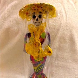Catrina Mexican Doll paper mache 12” (hand made)